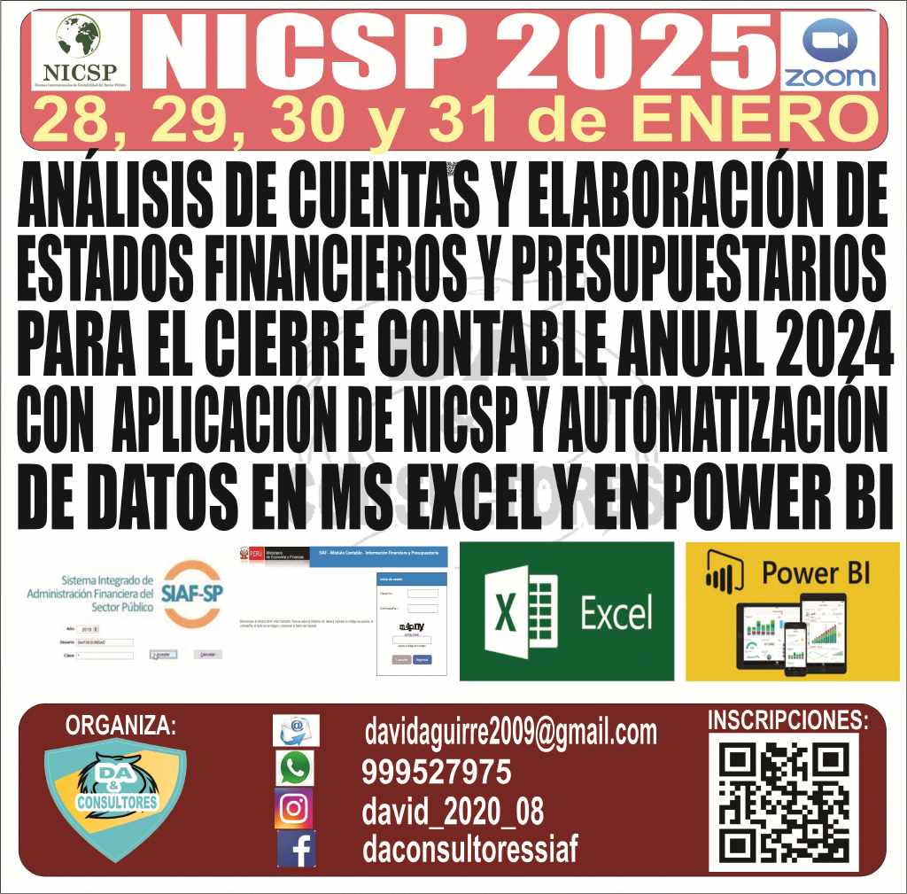 ANÁLISIS DE CUENTAS Y ELABORACIÓN DE LOS ESTADOS FINANCIEROS Y PRESUPUESTARIOS PARA EL CIERRE CONTABLE ANUAL 2024
